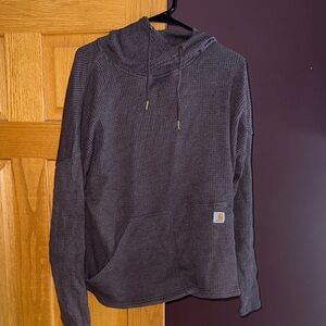 Carhartt Purple Waffle Knit Hoodie